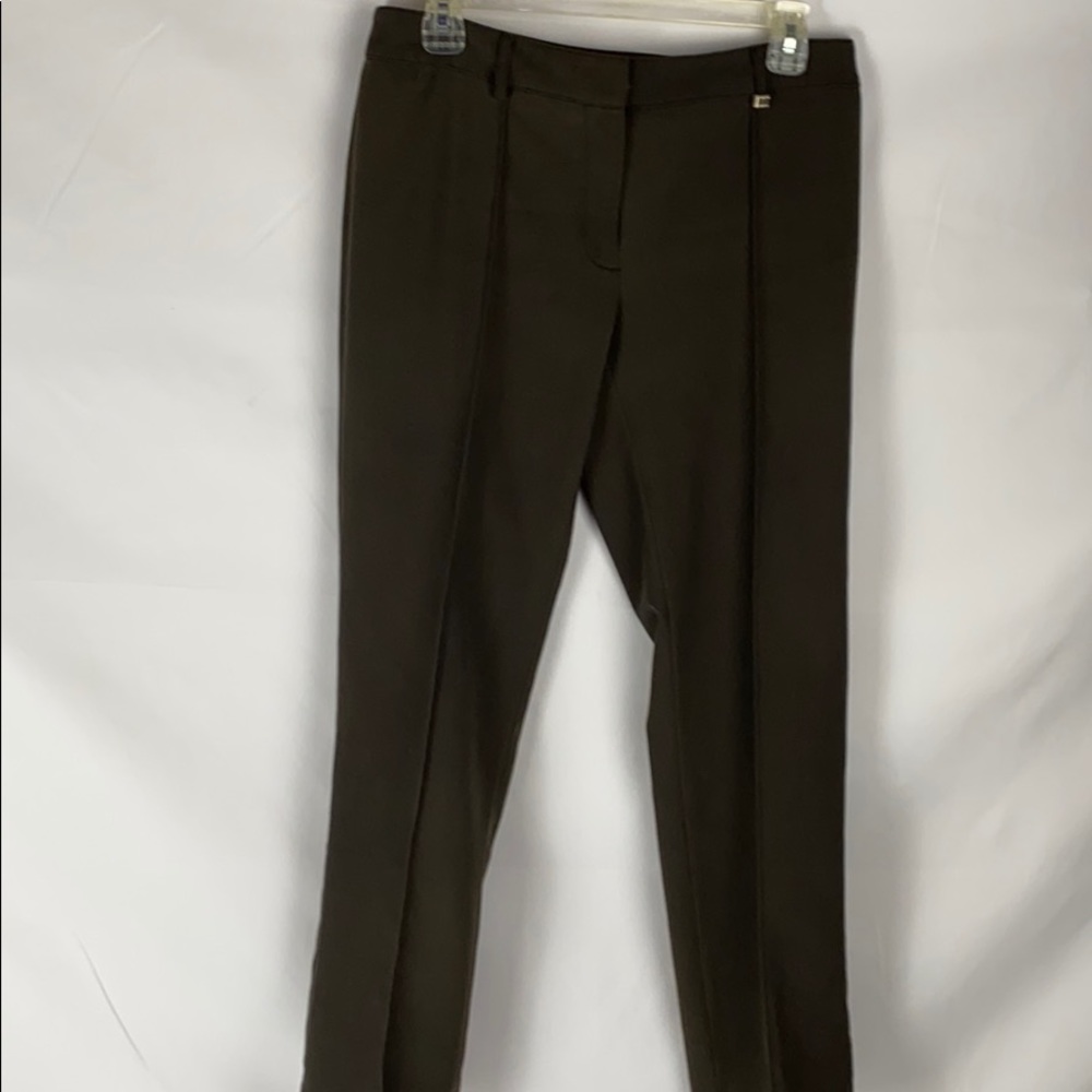 Calvin Klein Dress Pants Career Office Wear Straight Legs Brown Pants SZ4
